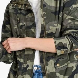 Love Tree Green Utility Jacket